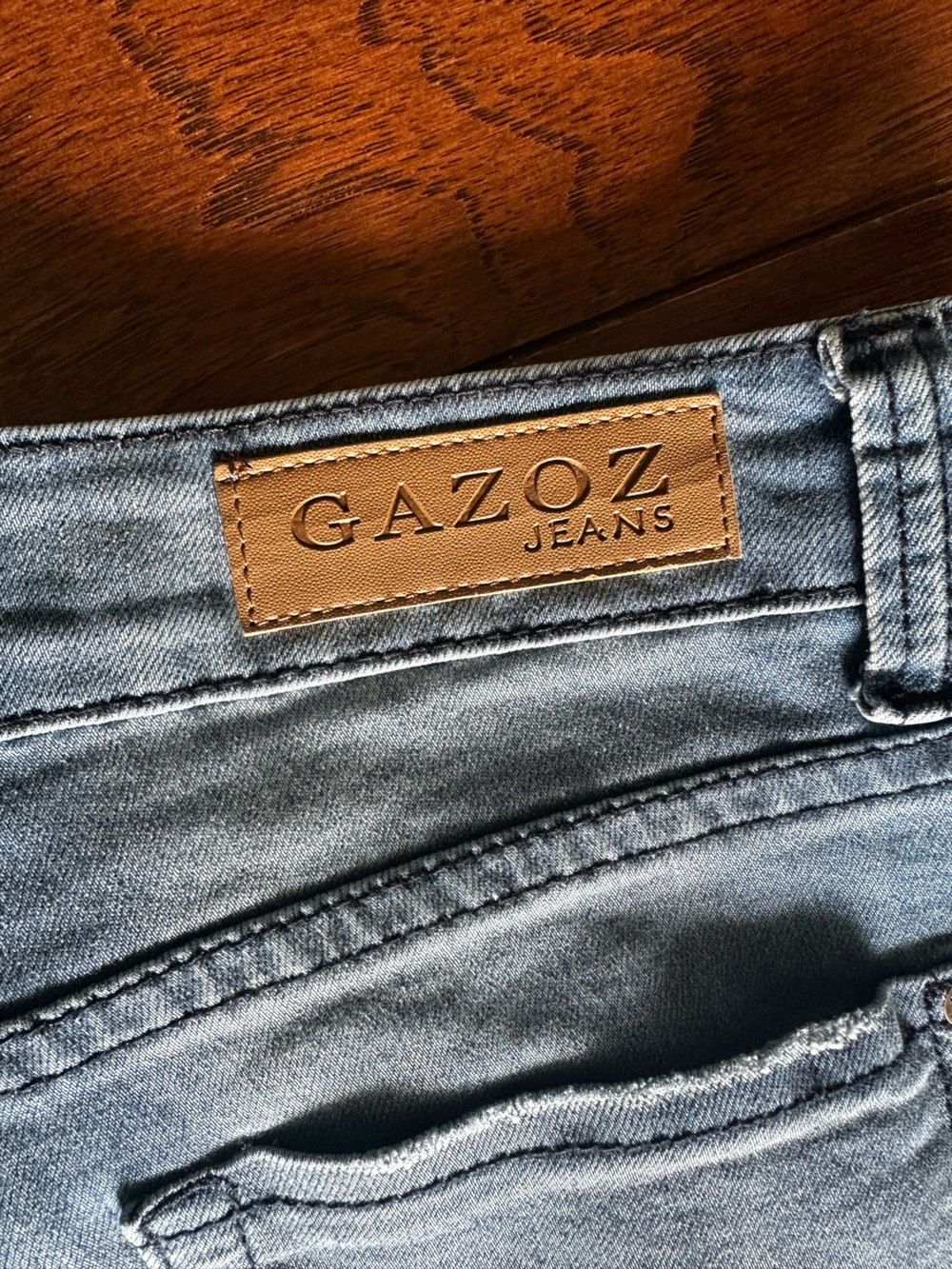 Gazoz Women’s Medium Blue Distressed Skinny Jeans - Picture 6 of 9